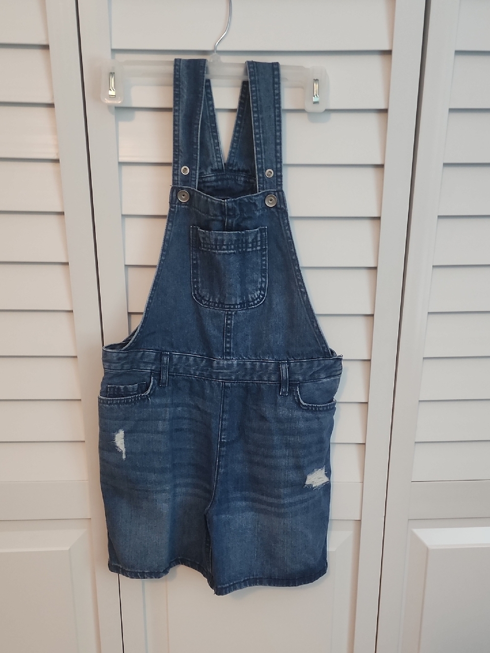 Denim Overall Shorts - Blue Jean Shortalls